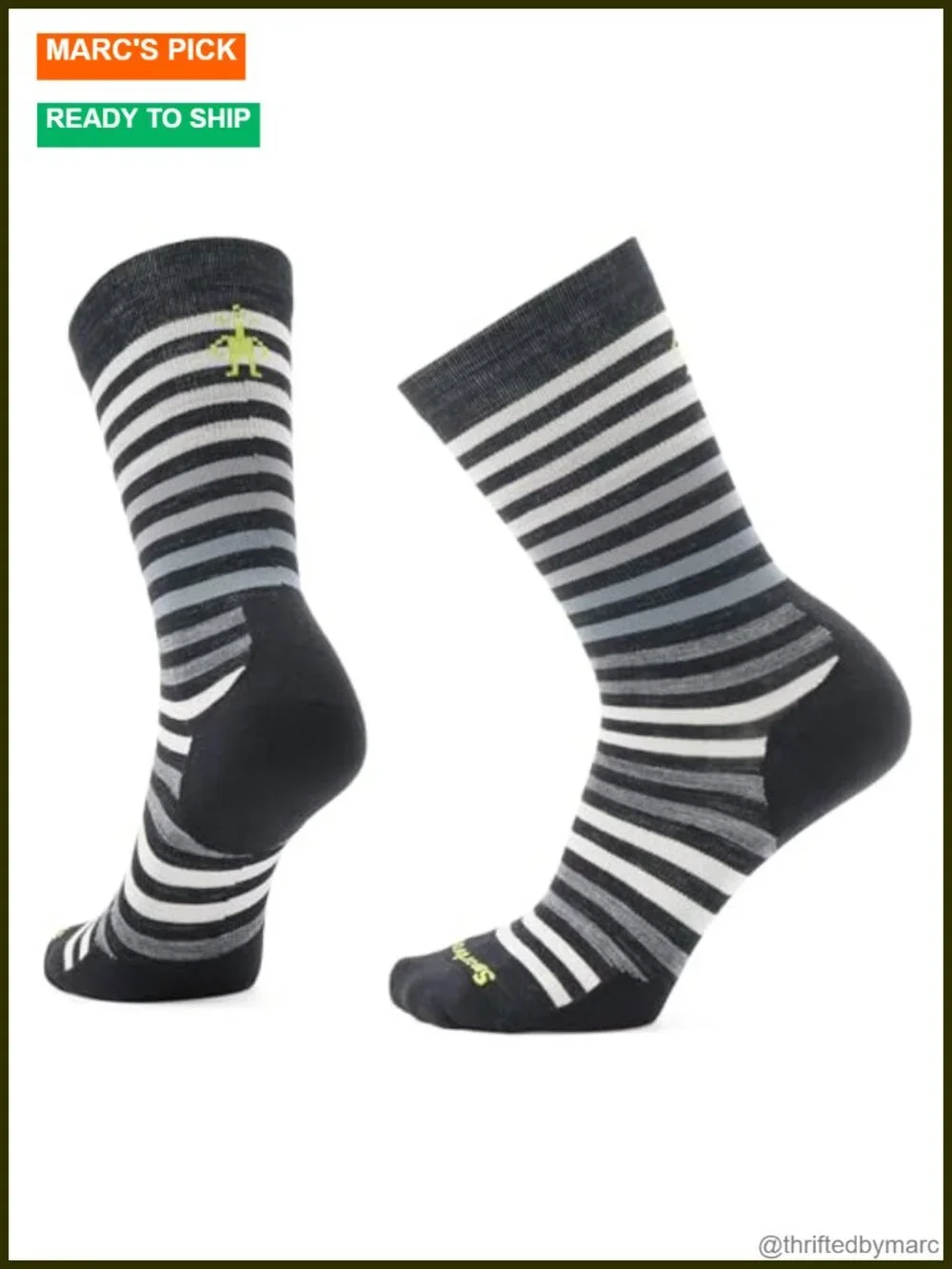 Wool Calf Socks for Men - Secure Fit Crew Socks